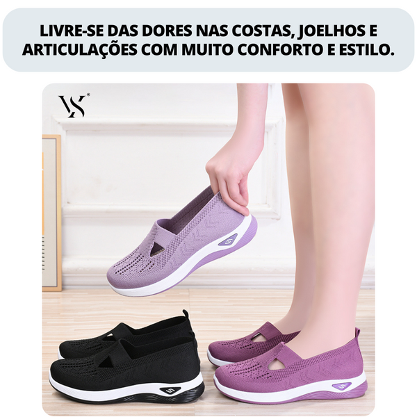 Tenis ortopédico Confort Pus + BRINDE SUPER PALMILHA CONFORT GEL