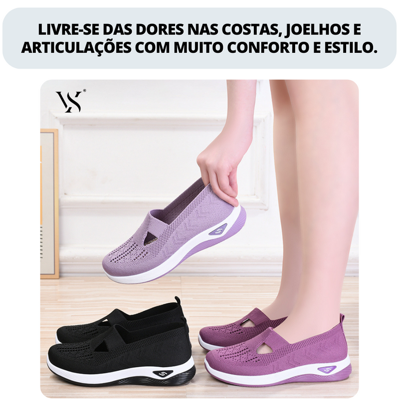 Tenis ortopédico Confort Pus + BRINDE SUPER PALMILHA CONFORT GEL