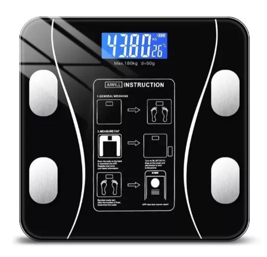 Balança Bioimpedância Digital Corporal - COMPRE 1 GANHE 3 BRINDES EXCLUSIVO