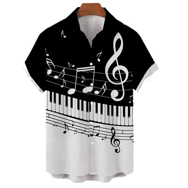 Camisa Masculina Estampada Elegância Urbana