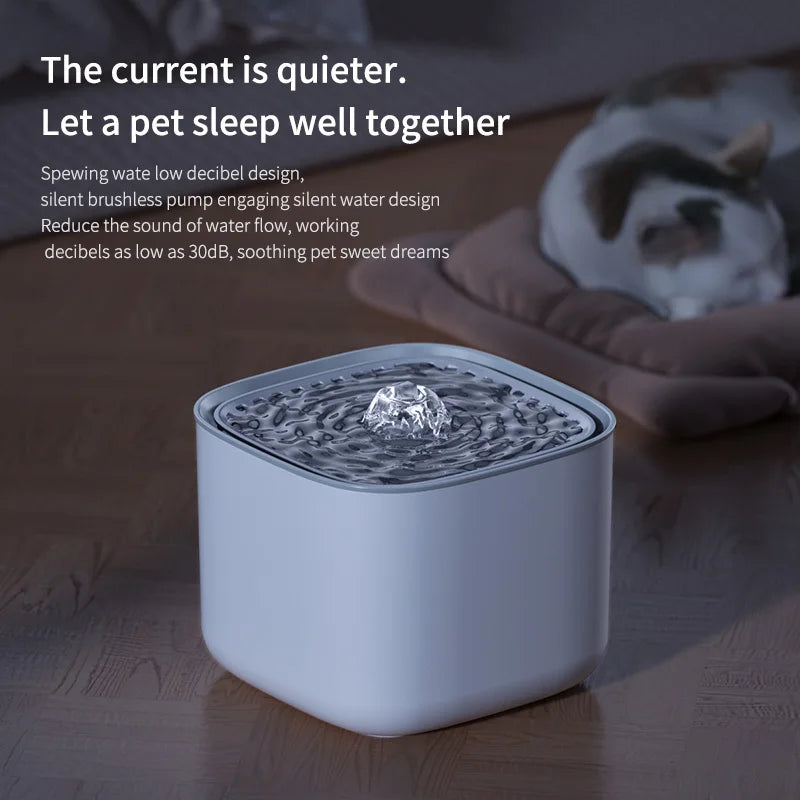 fonte de água para pet elétrico usb