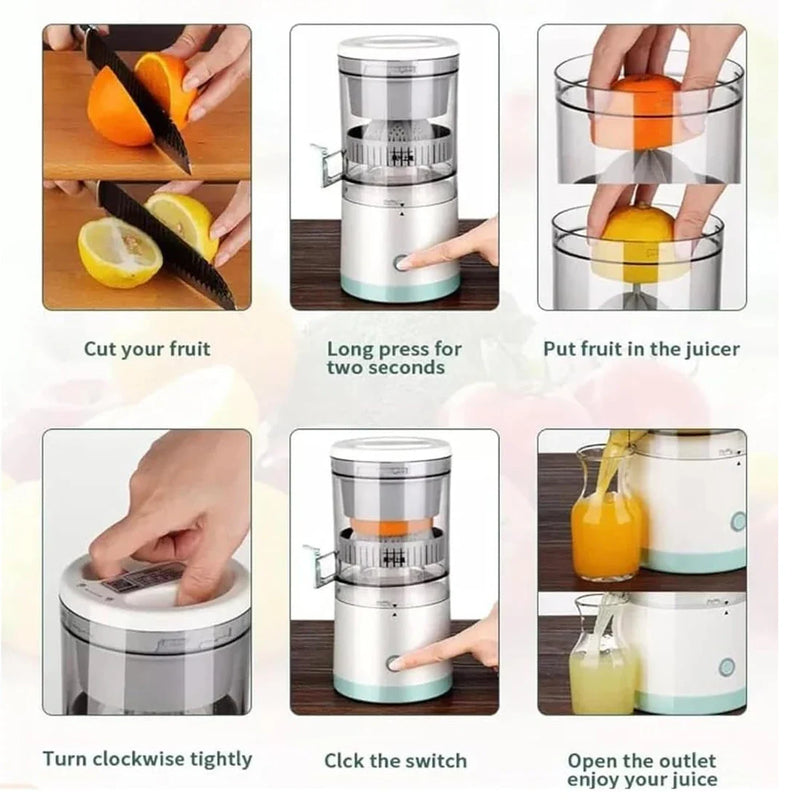 Espremedor elétrico de frutas turbo juice