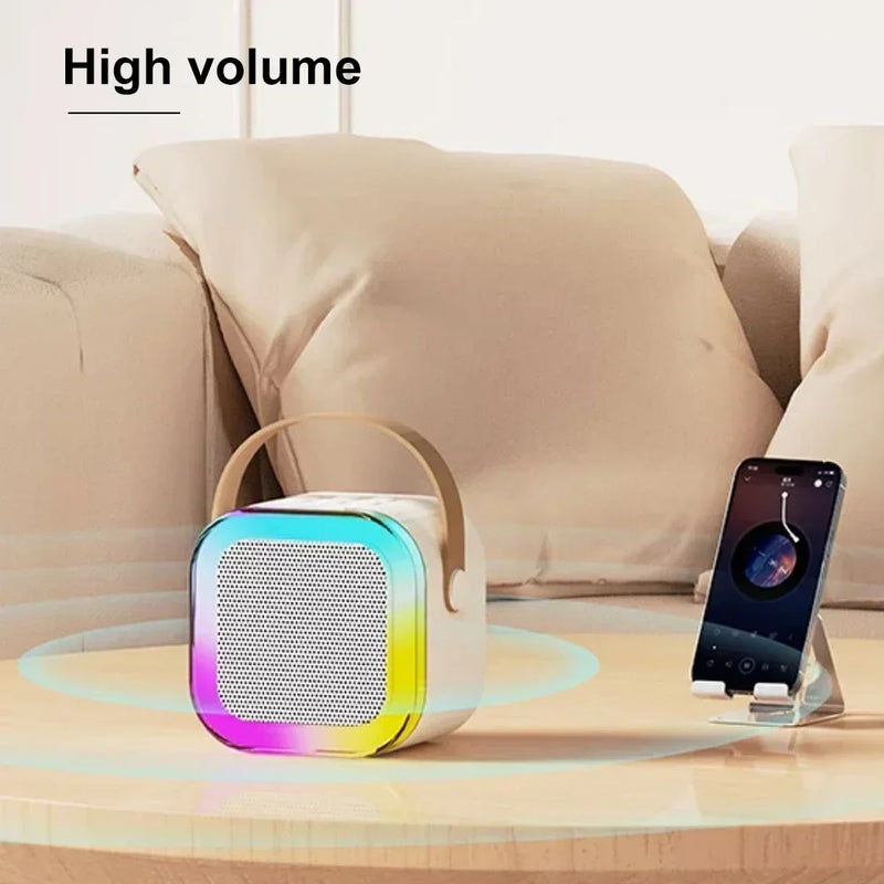 K12 Karaoke Machine Portable 5.3 PA Bluetooth /contem 2 micro-fones