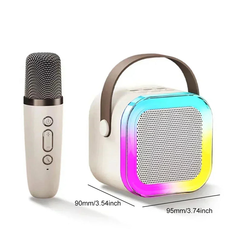 K12 Karaoke Machine Portable 5.3 PA Bluetooth /contem 2 micro-fones
